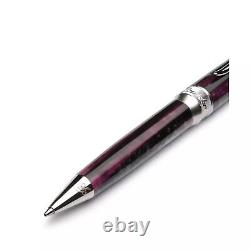 Ballpoint Pen Pineider Arco Violet Palladium Trims Limited Edition