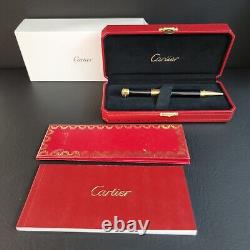 Cartier Perpetual Calendar Limited Edition # 0958/2000 Ballpoint Pen With Watch