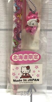 Hello Kitty Hokkaido Limited Ballpoint Pen Hokkaido Animal Hug KT #b839d6