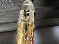Montblanc Pen Sphere Starwalker Corpo Plated Gold Guillocchè Limited Edition