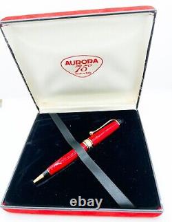 NOS Aurora Italy 75th Anniversary Limited Edition Ballpoint Pen No2970 With Box