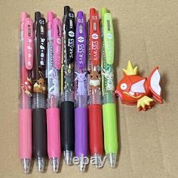 Pokemon Center Limited Ballpoint Pen Sarasa 7 Piece Set