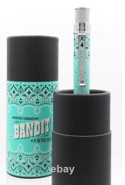 Retro 51 Tornado Popper Ballpoint Pen Bandit DOC Turquoise Limited Edition