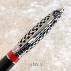 S. T. Dupont Race Machine Ballpoint Pen Red & Black Lacquer Paperweight New withBox