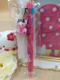 Sanrio Hello Kitty Ballpoint Pen Limited Edition Pink Bear Stationery Japan 2010