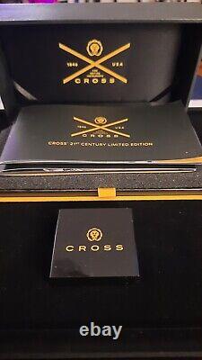 Solid Gold 21k-Cross Pen 21st Century Limited Edition- NEW (22 Out Of 170)