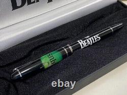 THE BEATLES Limited Ballpoint Pen Apple Logo Black Rare