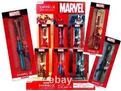Zebra Marvel Design Venom Spiderman Iron Man Refill Set Ballpoint Pen Limited