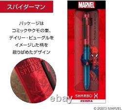 Ensemble de recharge de stylo à bille Zebra Marvel Design Venom Spiderman Iron Man Limité