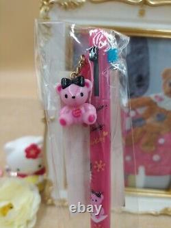 Stylo à bille Sanrio Hello Kitty édition limitée ours rose papeterie Japon 2010